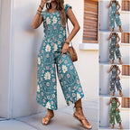 R&B | Lockerer Jumpsuit mit Blumendruck