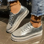 bequeme orthopädische Sneakers mit Pailletten R&B R&B