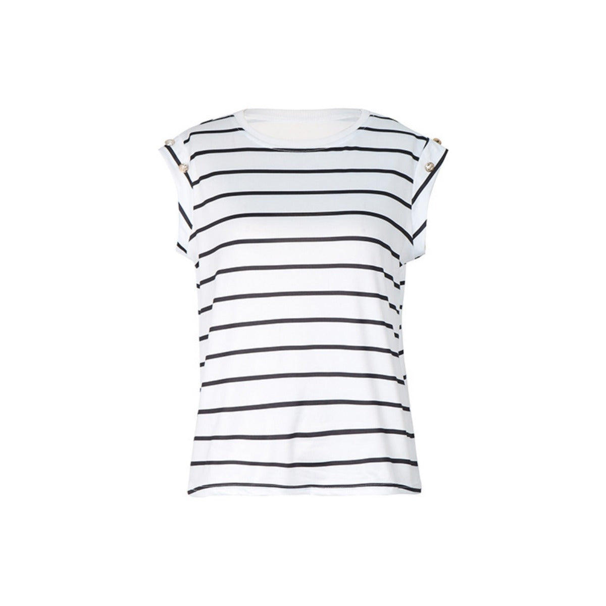 R&B | Ärmelloses gestreiftes T-Shirt Frauen