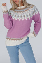 R&B | Weihnachten Verdickter Rundhals Langarm Gestrickter Pullover