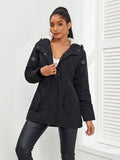 R&B | Winter Casual Cozy mit Fleece-Futter und Kapuze für Damen Ideal für Herbst-Winter