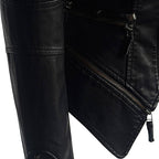 R&B | Damen Gothic Kunstlederjacke