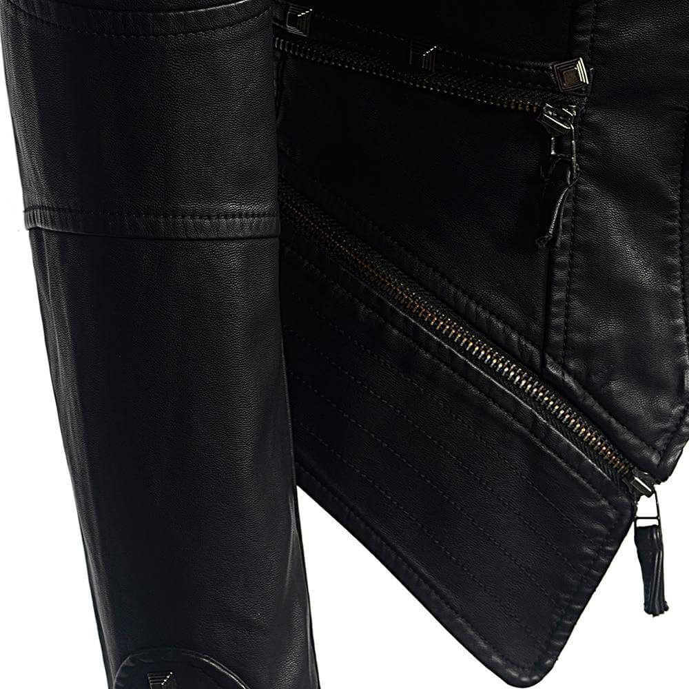 R&B | Damen Gothic Kunstlederjacke