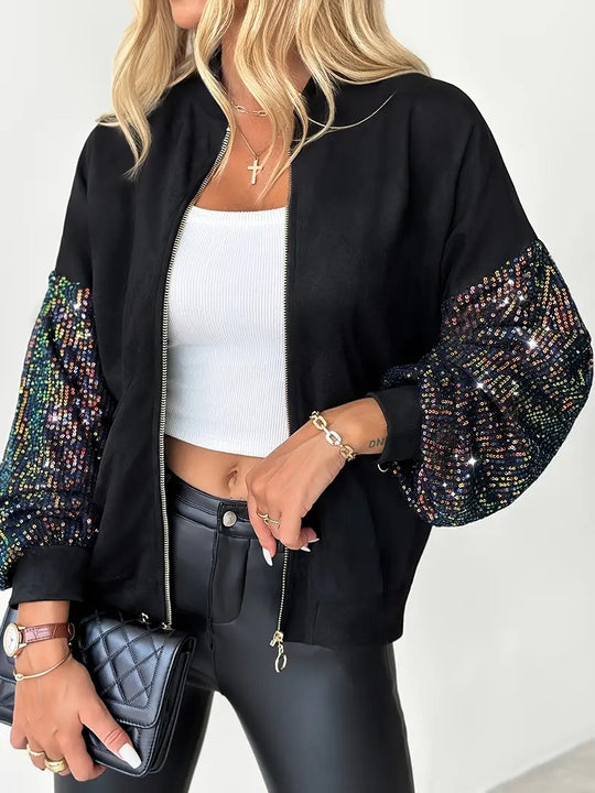 R&B | Damen Paillettenjacke