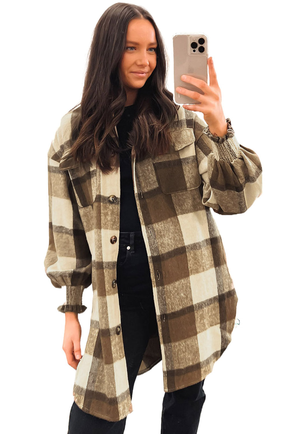 R&B | Karohemdjacke Baumwolle und Polyester Perfekt Zum Layering