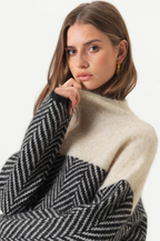 R&B | Grobstrick Rollkragenpullover