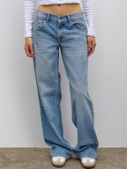 R&B | Retro Leoparden Print Stern Boyfriend Jeans