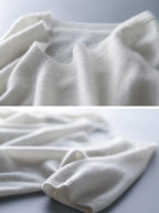R&B | Luxuriöser Weicher Cashmere V-Ausschnitt Pullover für Damen