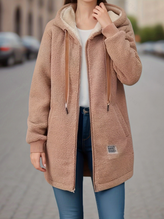 R&B | Kapuzenjacke aus Fleece mit Reißverschluss