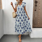 R&B | Kleid mit tiefem V-Ausschnitt