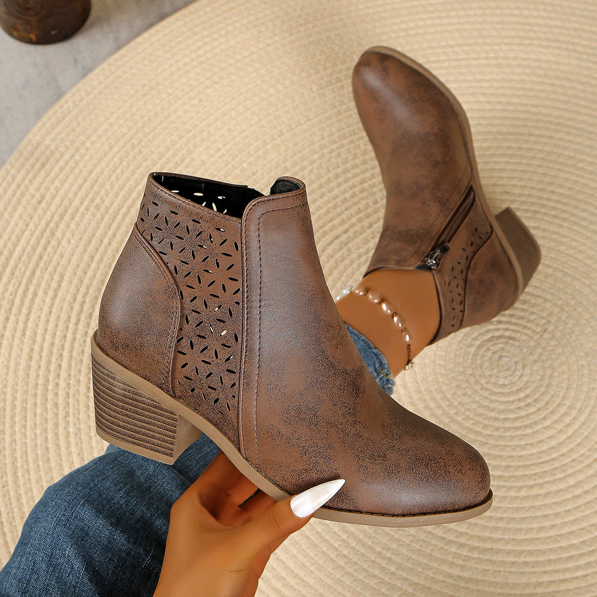 Damen-Stiefeletten aus Leder, orthopädisch & komfortabel R&B R&B