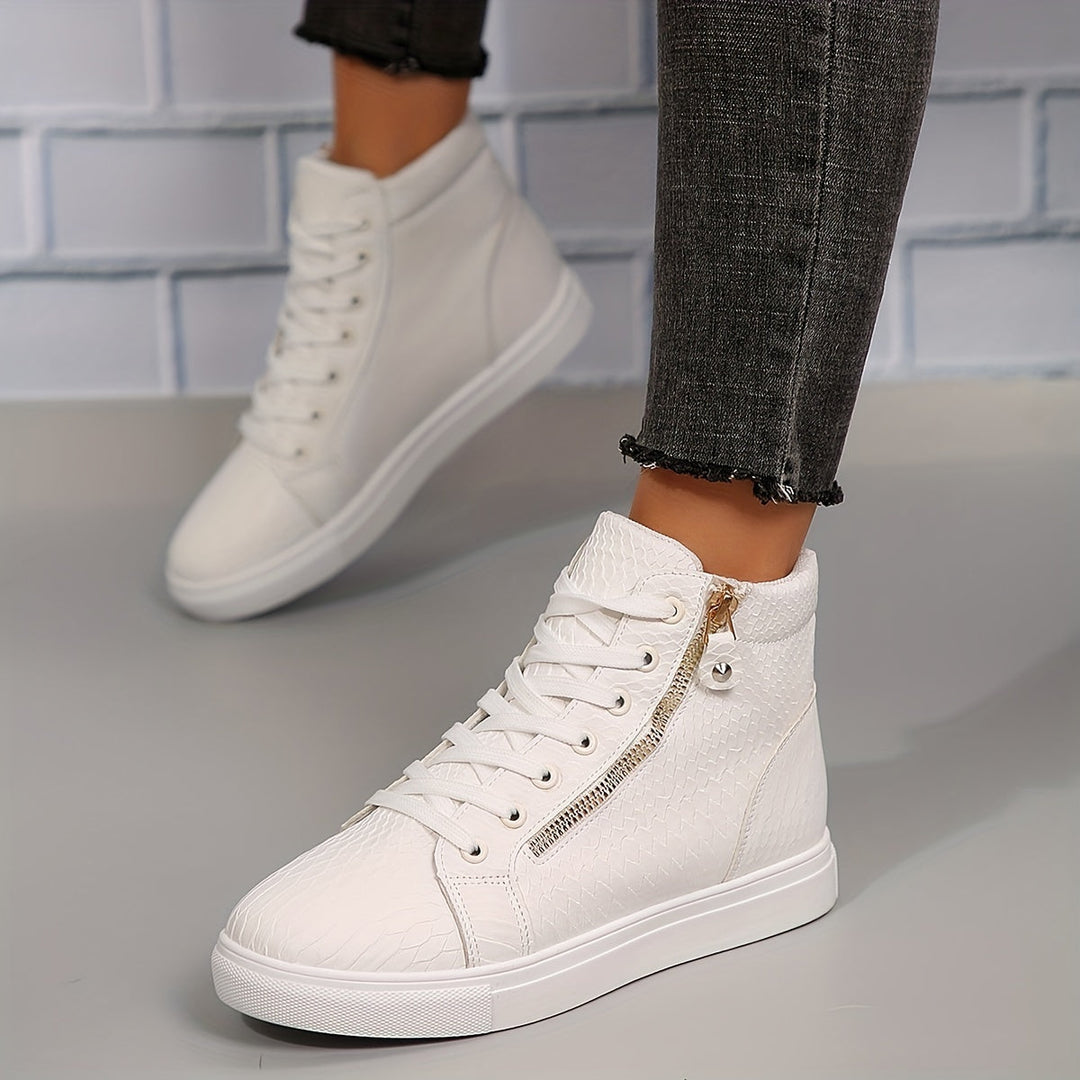 R&B | Einfache Lässige Sneakers mit Reißverschluss