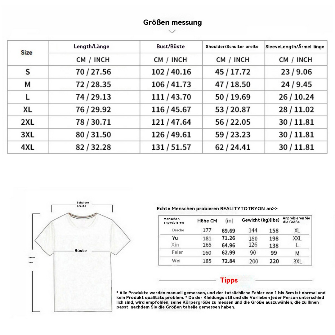 R&B | Slim Fit T-Shirt mit V-Ausschnitt