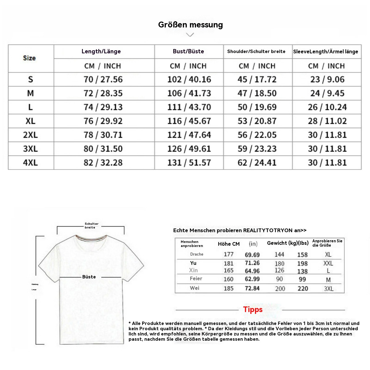 R&B | Slim Fit T-Shirt mit V-Ausschnitt