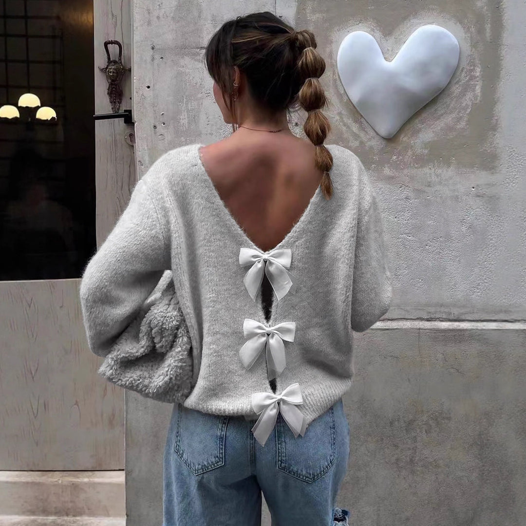 R&B | Pullover mit Rückenausschnitt