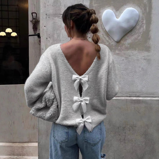 R&B | Pullover mit Rückenausschnitt