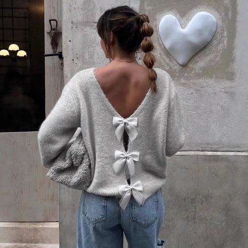 R&B | Pullover mit Rückenausschnitt