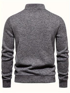 R&B | Strickpullover mit Knöpfen und Hohem Kragen Bequem und Warm Acryl