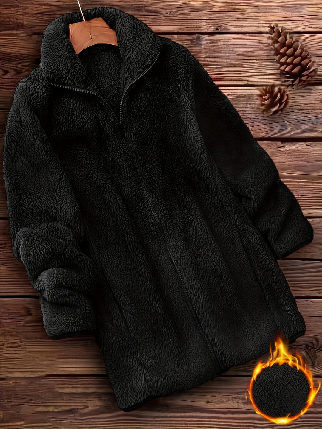 R&B | Plüschjacke Polyester Weich und Warm