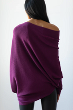 R&B | Asymmetrisch Drapierter Pullover