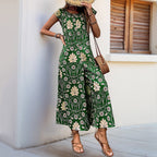 R&B | Lockerer Jumpsuit mit Blumendruck
