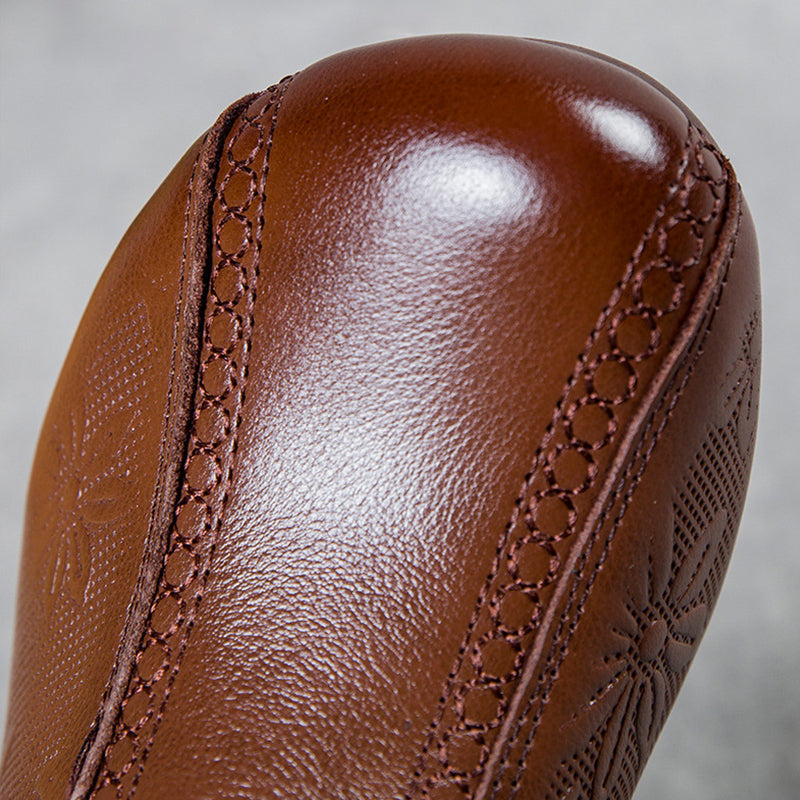 Handgemachte Lederstiefeletten mit warmem Innenfutter R&B R&B