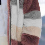R&B | Color Block Zip-Up Kapuzenjacke