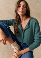 R&B | grob gestrickter Cardigan-Pullover