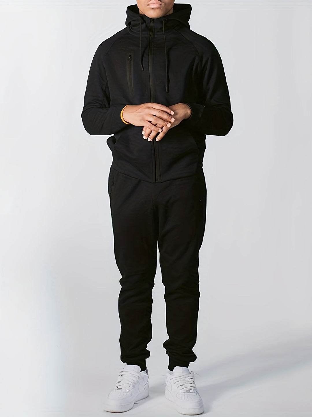 R&B | Kapuzenpullover Lässig Polyester, Langarm, Hohe Dehnbarkeit