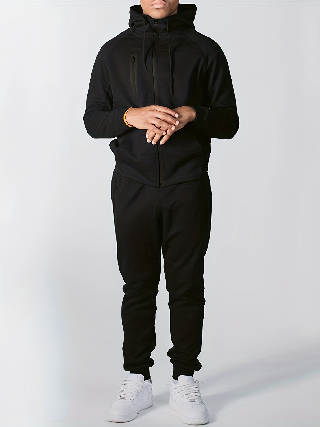 R&B | Kapuzenpullover Lässig Polyester, Langarm, Hohe Dehnbarkeit