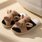 Flauschige Tierpantoffeln