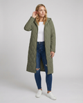 Warmer Gesteppter Daunenmantel Damen