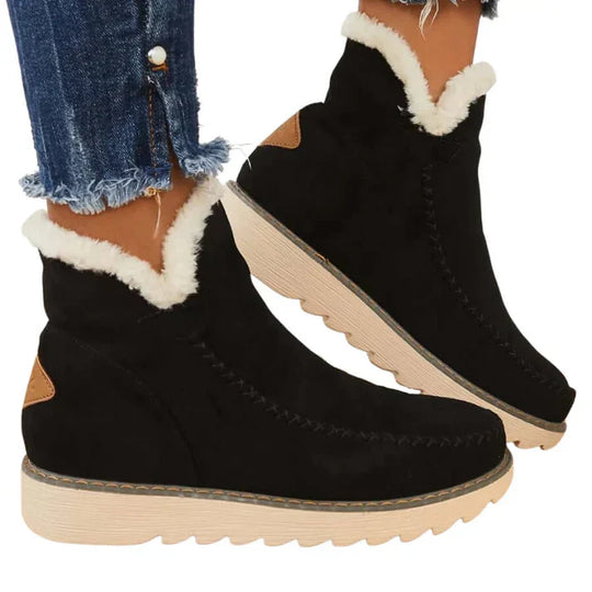 R&B | mit Fleece gefütterte Winterstiefel für Damen