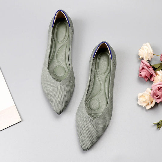 Beige BallerinaKomfortschuhe R&B