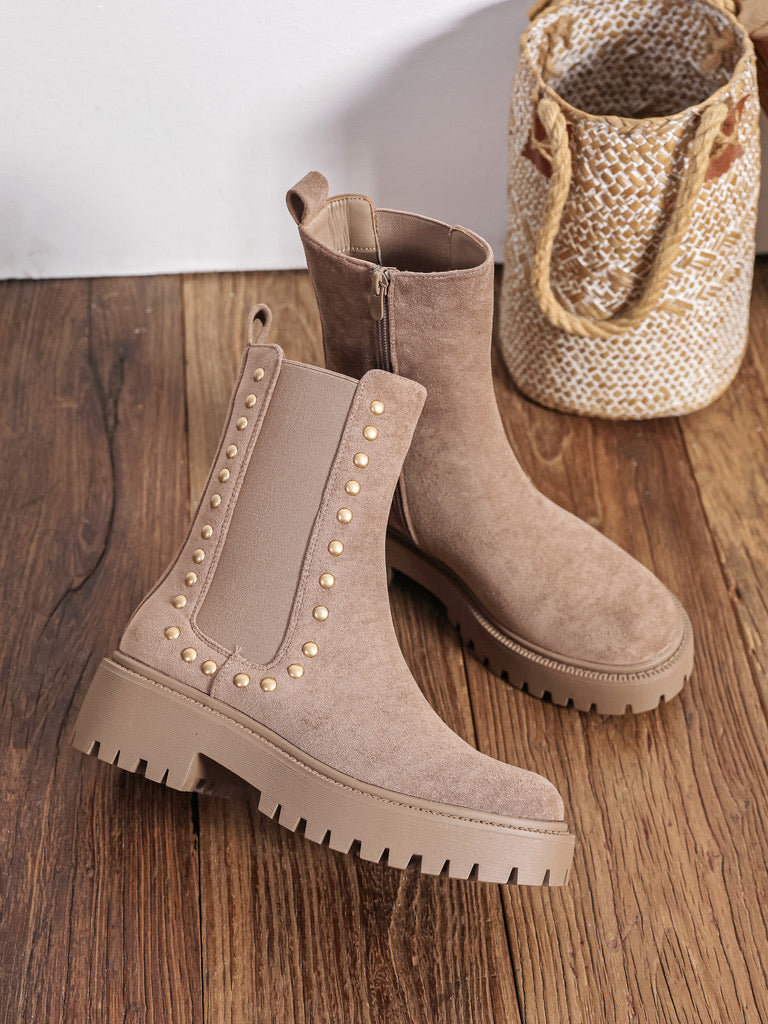 Stiefeletten in Taupe R&B R&B