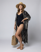 R&B | Glamouröse Sonnenschutz Resort Strandkleid Cover Up