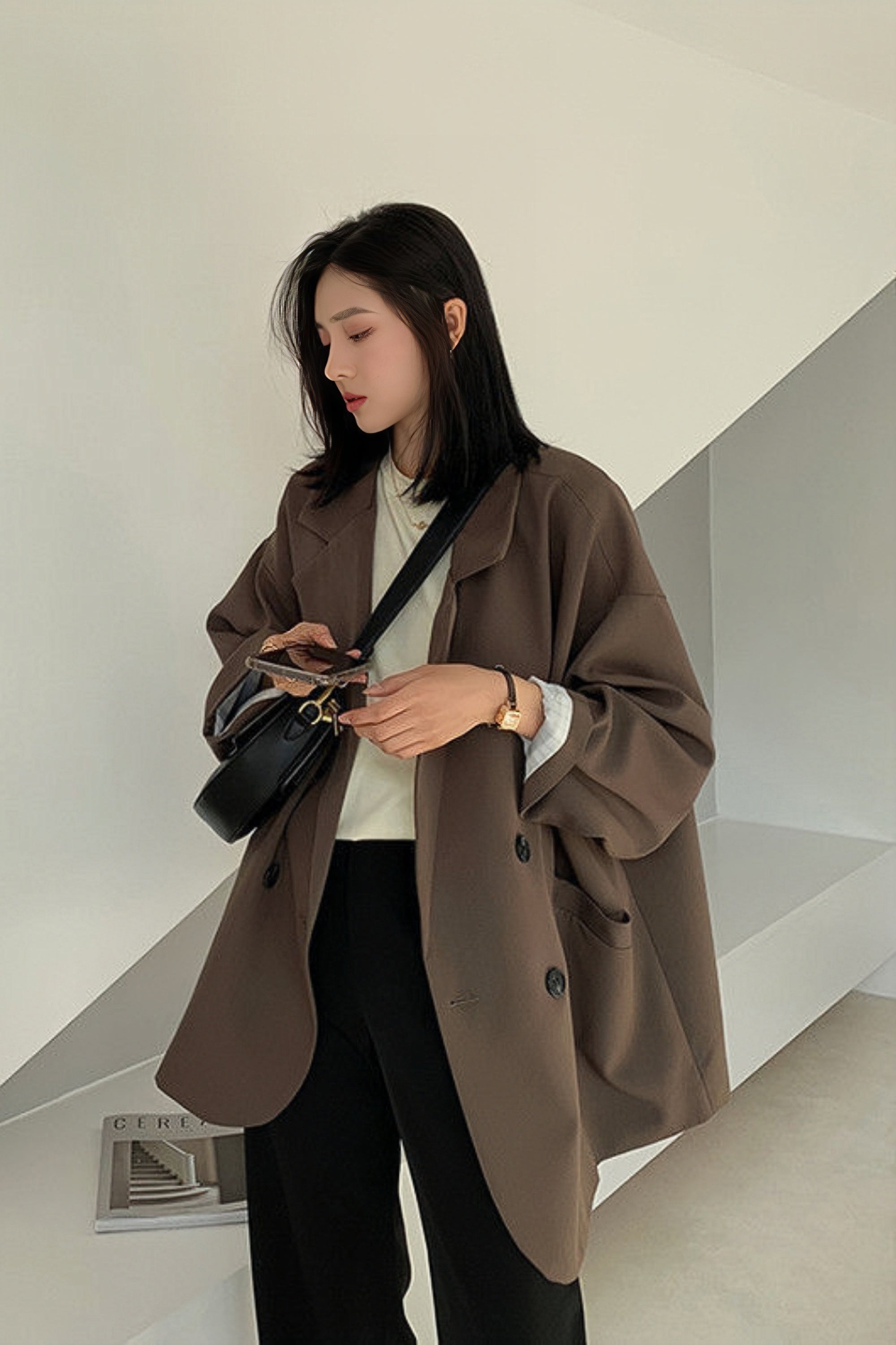 R&B | Koreanische Version Lockerer Mantel