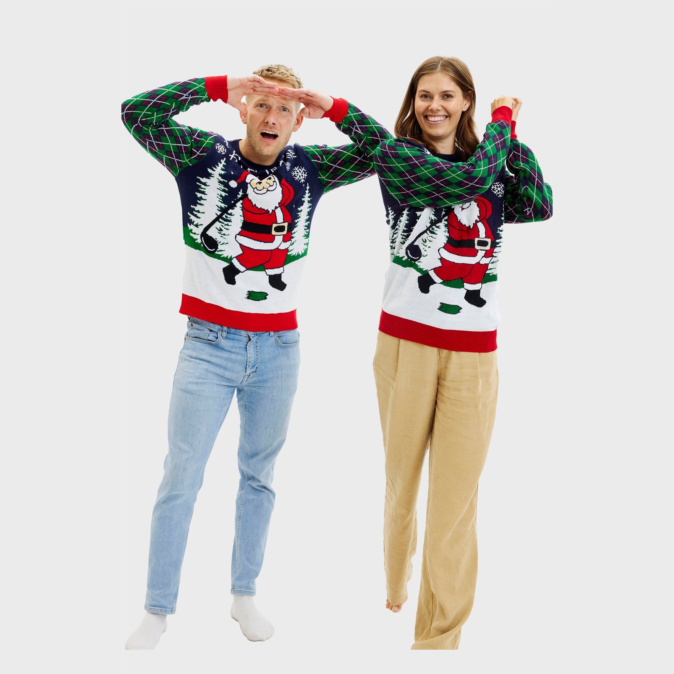 R&B | Ho Ho Hole In One Weihnachts-Pullover Damen