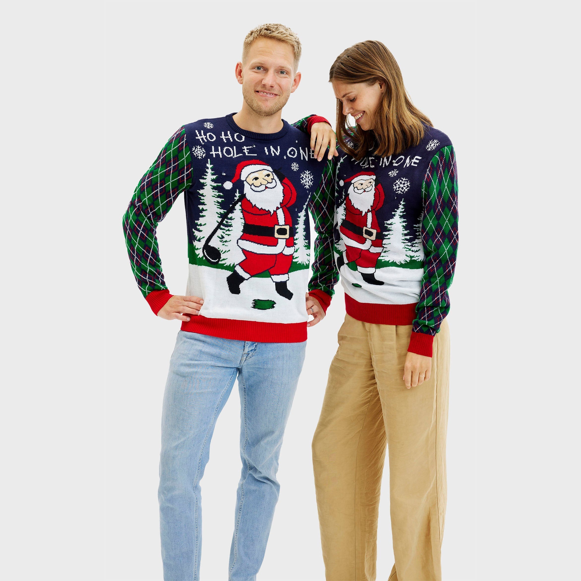 R&B | Ho Ho Hole In One Weihnachts-Pullover Damen