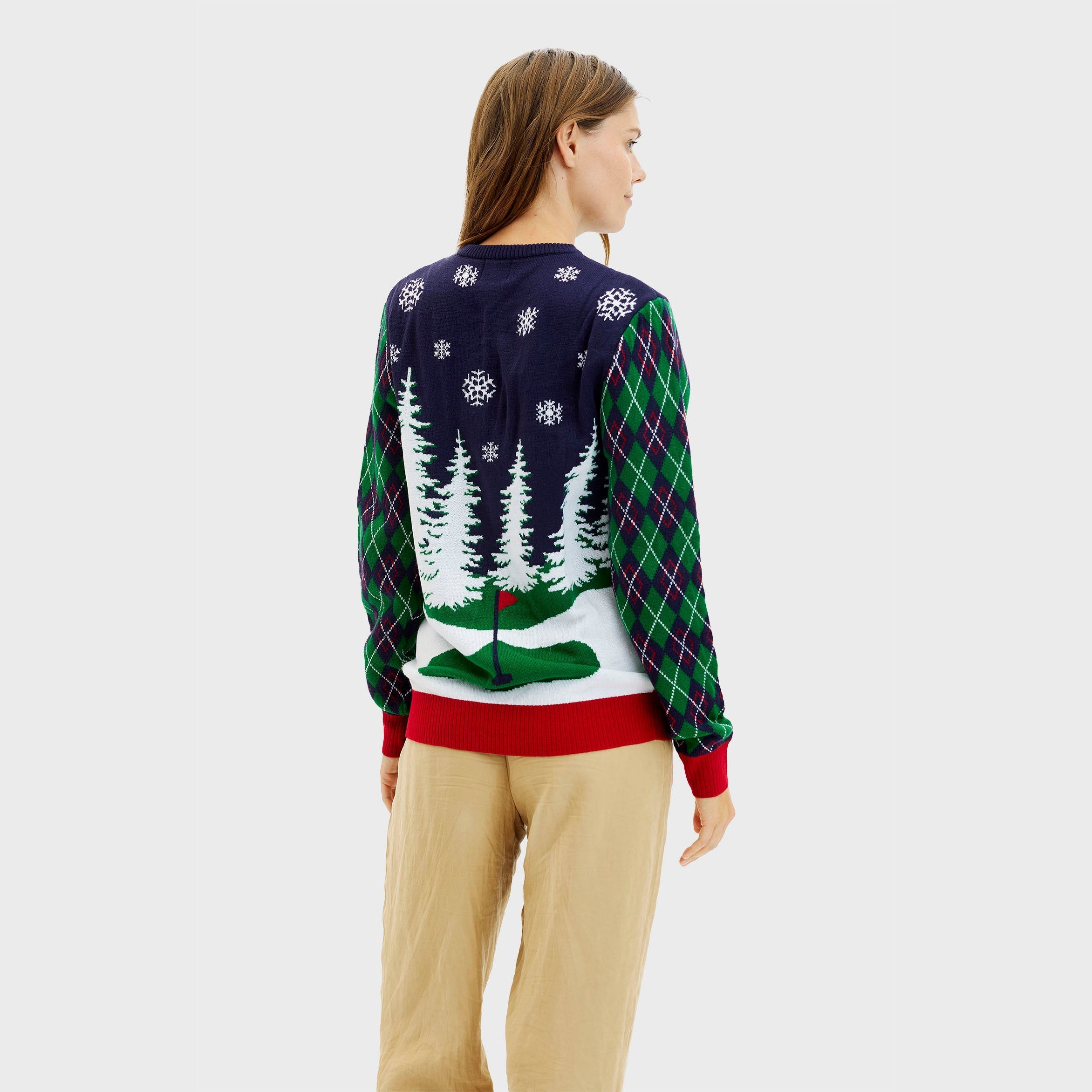 R&B | Ho Ho Hole In One Weihnachts-Pullover Damen