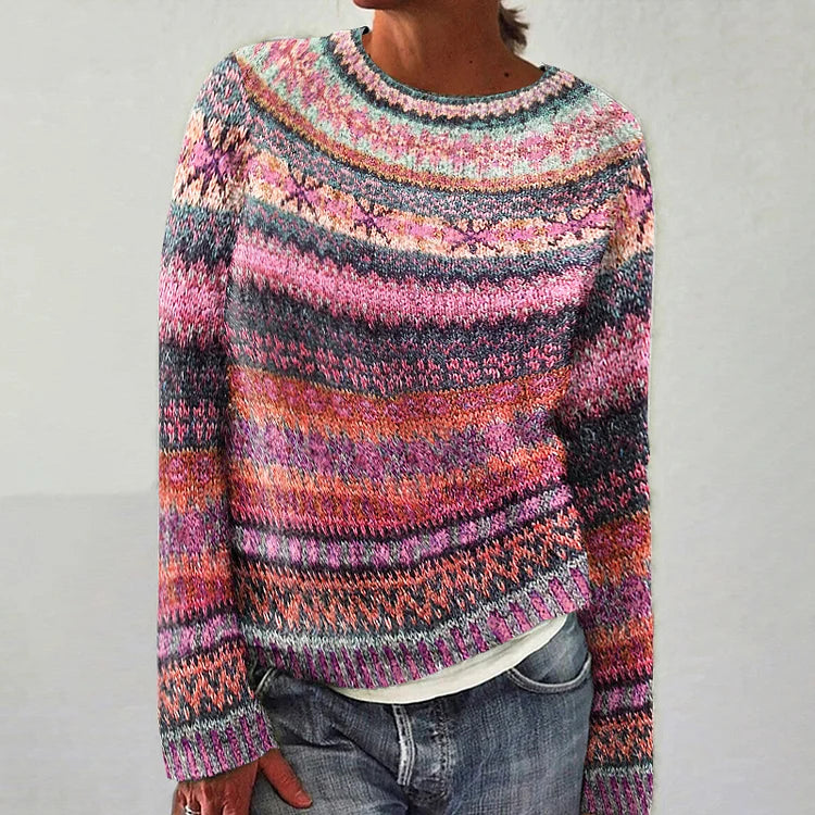 R&B | Sweater - Vintage Boho Stil Strickpullover
