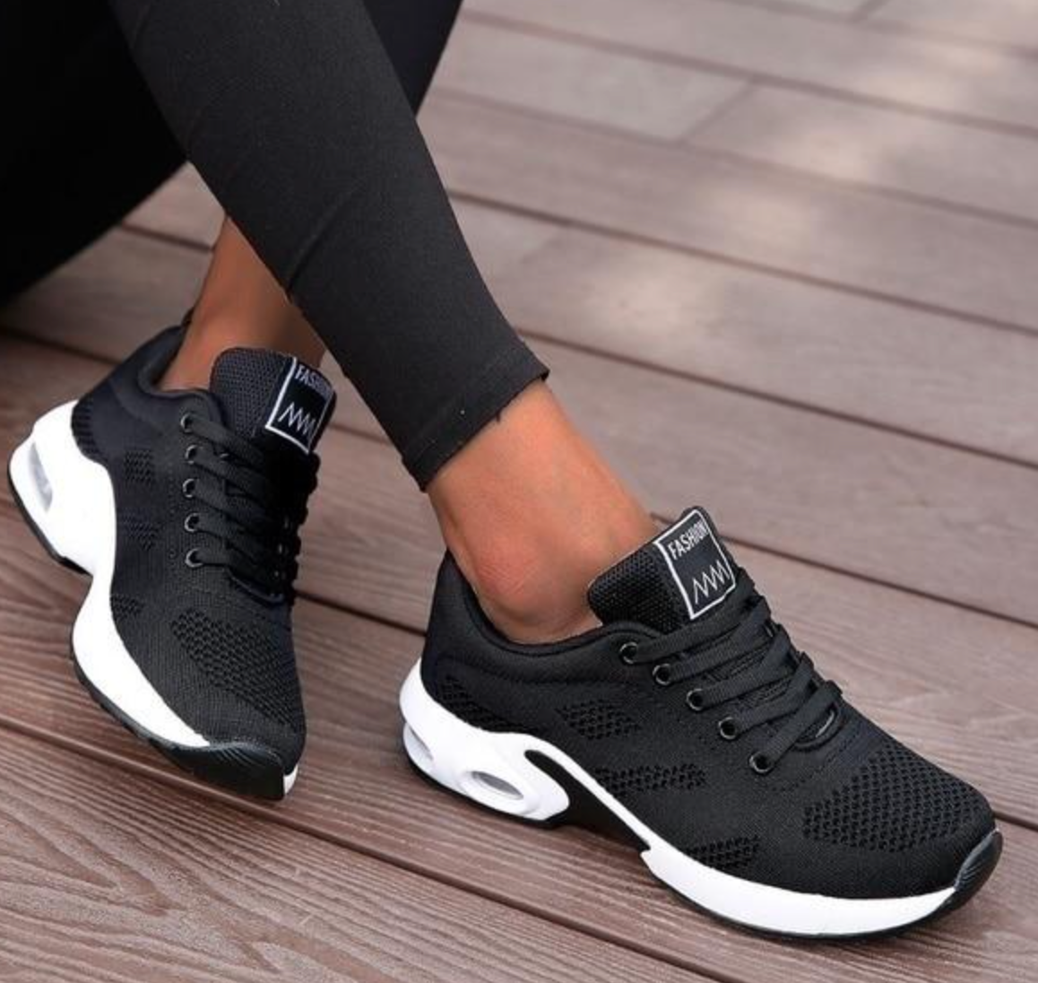 R&B | Orthopädische Leichte, Atmungsaktive Sport-Sneaker für Damen Sportlicher Casual-Running-Schuh mit Air-Cushion-Sohle
