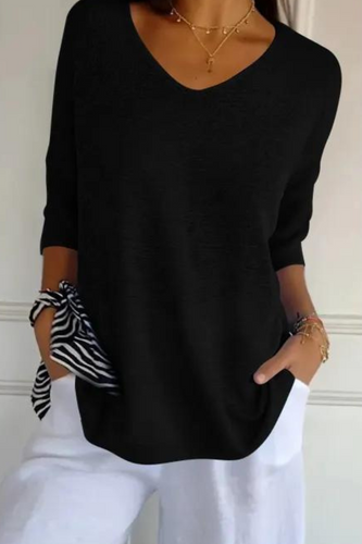 R&B | Stricktop mit V-Ausschnitt