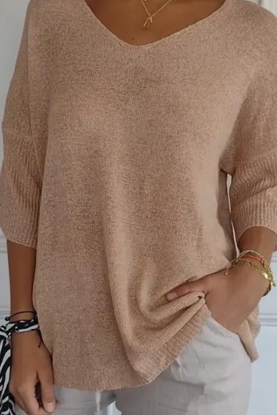R&B | Stricktop mit V-Ausschnitt