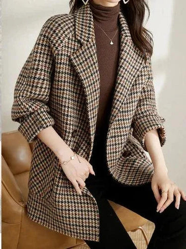 R&B | Zeitlose Jacke Subtilmuster, Lässiger Schnitt Ideal für Den Alltag