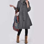 R&B | Stylische und lange Herbstjacke