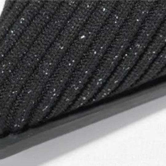 Gestrickte hohe Stiefel mit klobigem Absatz R&B