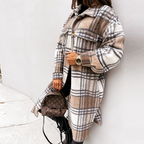 R&B | Lange Karomuster für Frauen Ideal für Herbst und Winter