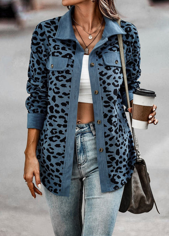 R&B | Damen Übergangsjacke In Leoprint