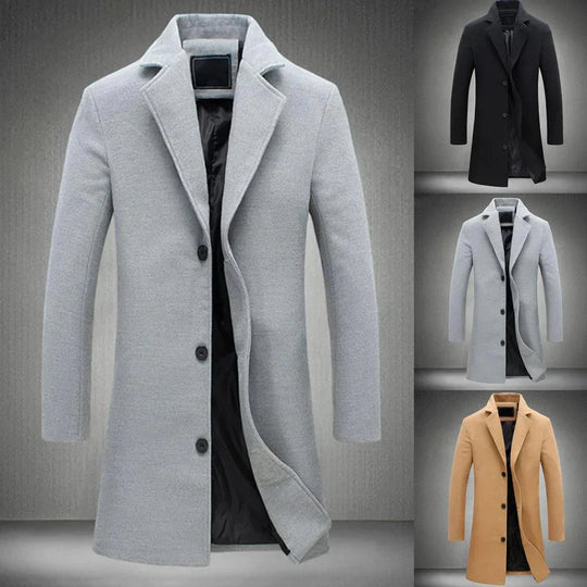 R&B | Herren Winterjacke mit Reverskragen